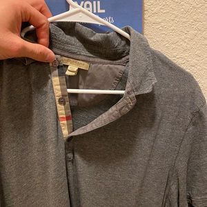 Authentic grey Burberry polo